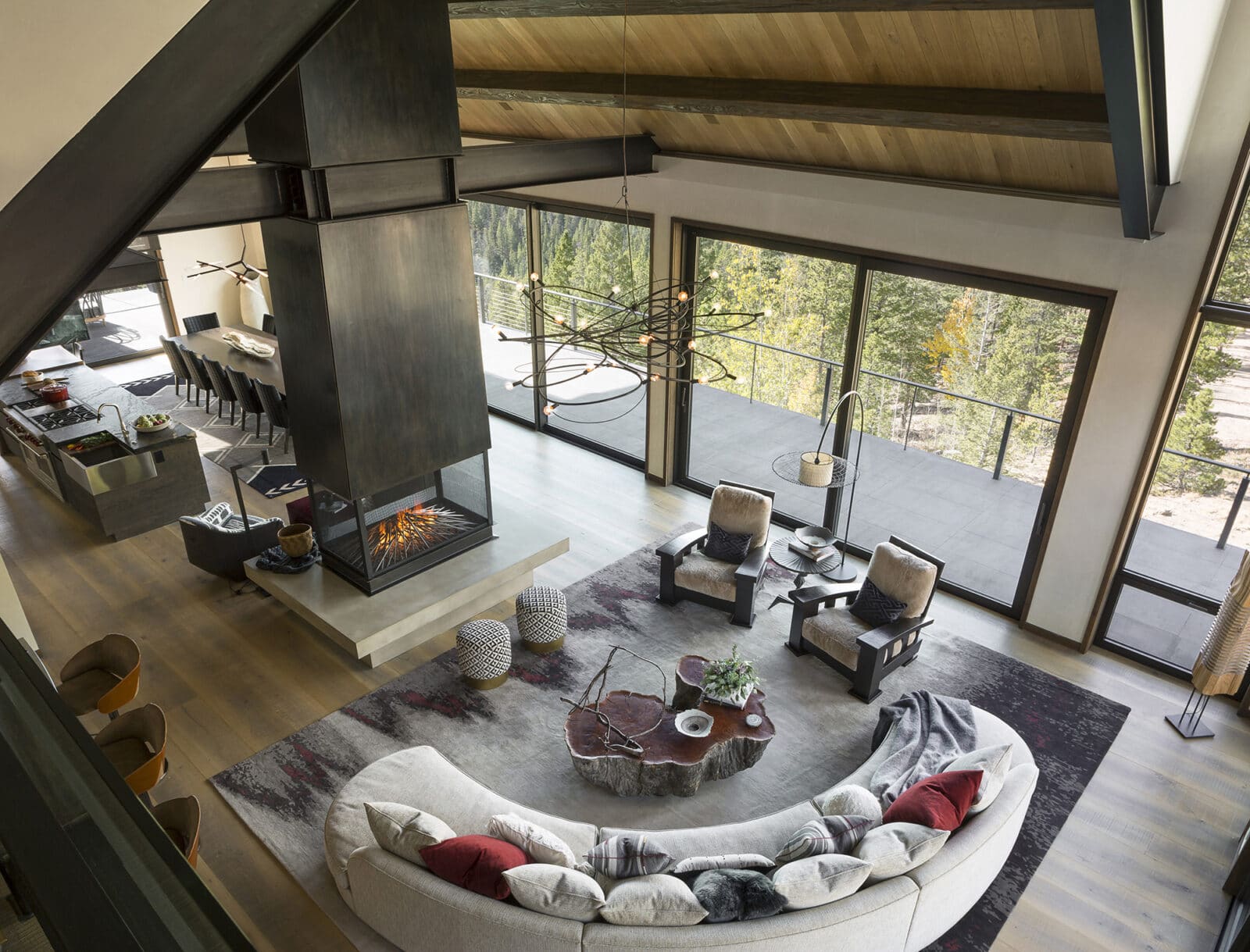 top-down-shot-of-luxury-mountain-interior-design